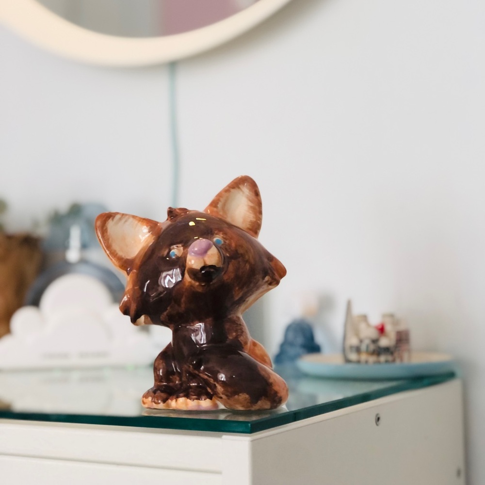 Painted fox Pottery